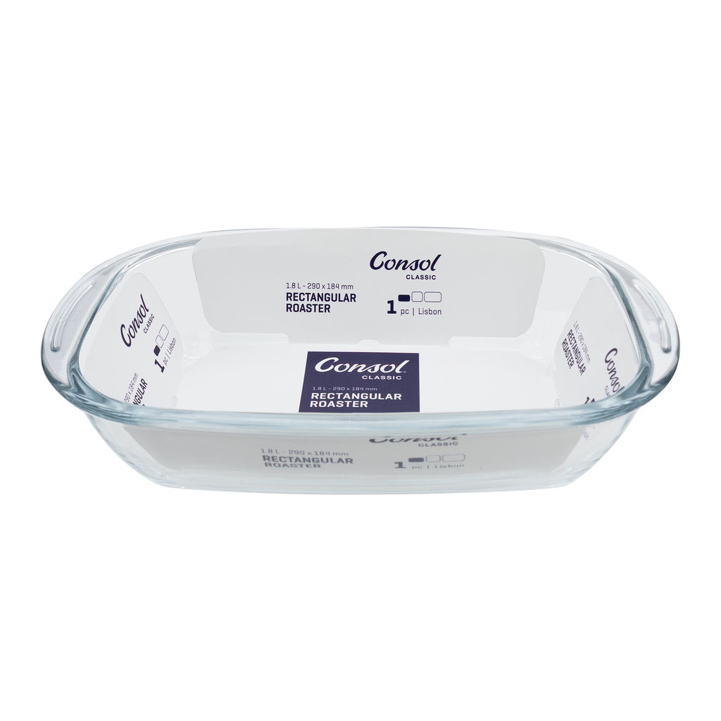 CONSOL LISBON RECTANGULAR ROASTER, 1.8L