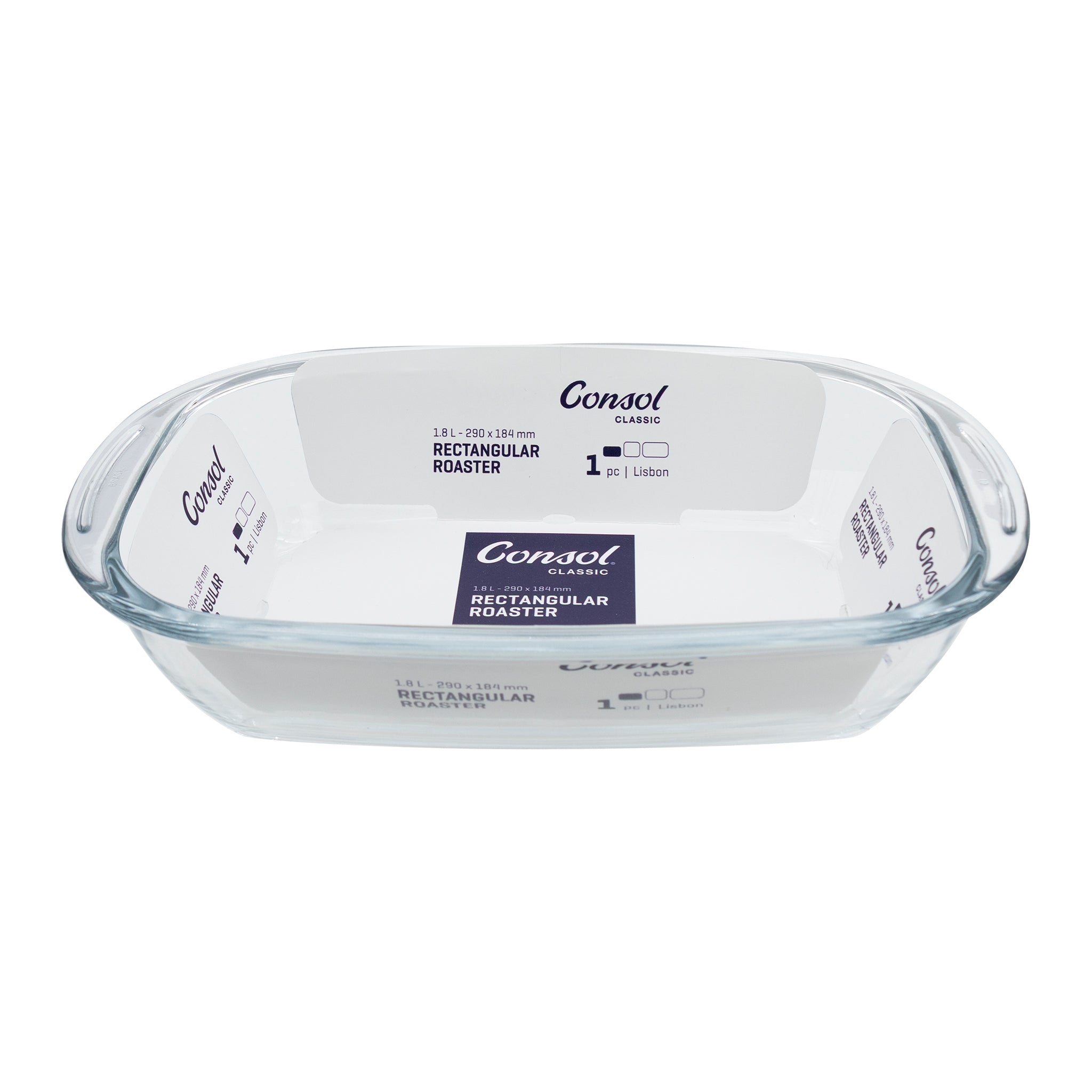 CONSOL LISBON RECTANGULAR ROASTER, 1.8L