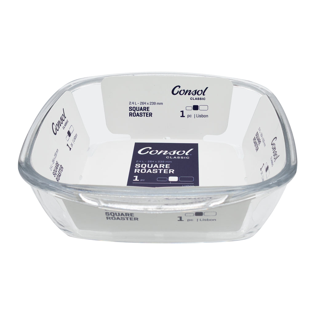 CONSOL LISBON SQUARE ROASTER, 2.4L