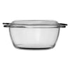 CONSOL CORDOBA ROUND GLASS CASSEROLE WITH LID, 3.1 L
