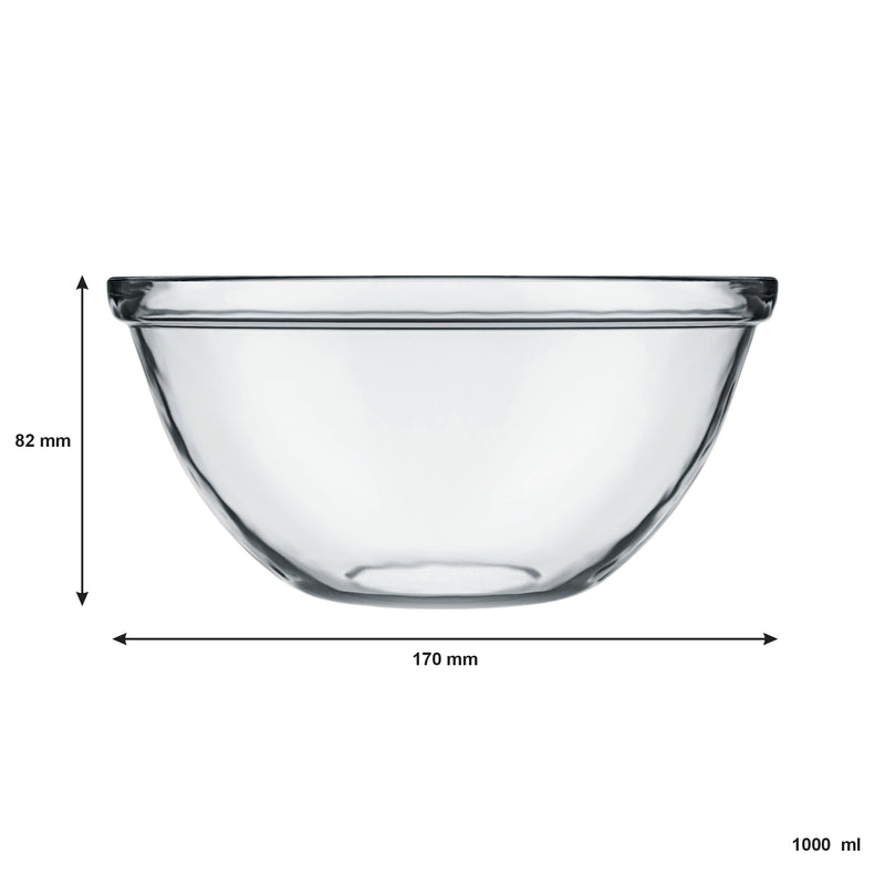 CONSOL SAN MARINO MIXING BOWL, 1LT (82X170MM DIA)