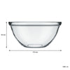 CONSOL SAN MARINO MIXING BOWL, 1LT (82X170MM DIA)