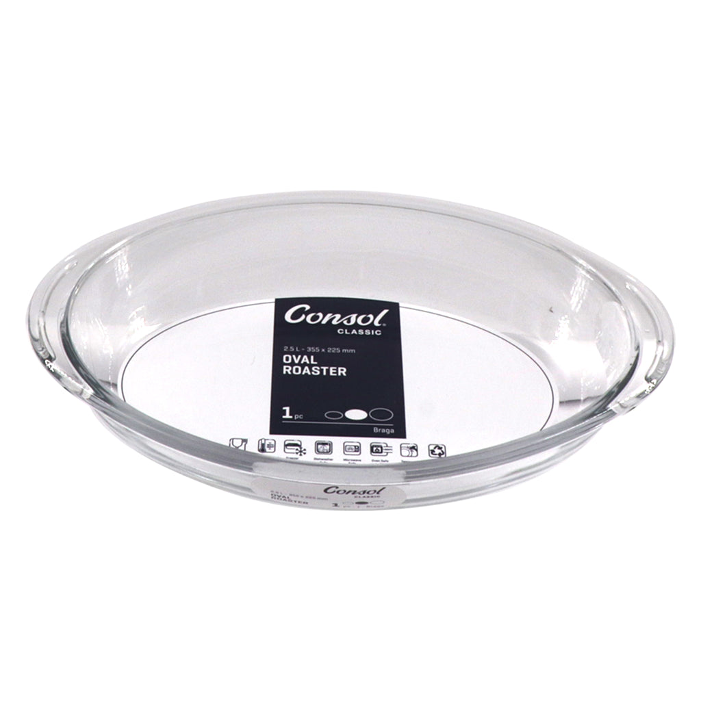 CONSOL BRAGA OVAL ROASTER, 2.5L