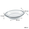 CONSOL BRAGA OVAL ROASTER, 4LT (396X276X73MM)