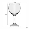 CONSOL BRADFORD STEM GIN GLASS 2PK, 600ML