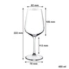 CONSOL SIGNATURE VIENNA CRYSTAL STEM RED WINE GLASS 4PK, 450ML