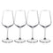 CONSOL SIGNATURE VIENNA CRYSTAL STEM RED WINE GLASS 4 PACK, (450ML)