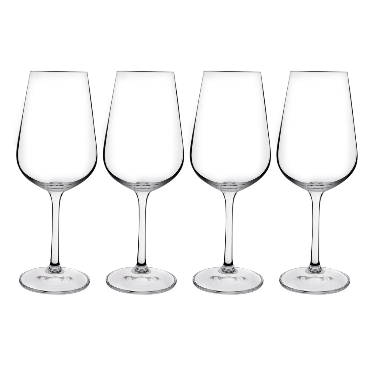 CONSOL SIGNATURE VIENNA CRYSTAL STEM WHITE WINE GLASS 4PK, 360ML