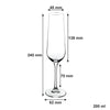 CONSOL SIGNATURE VIENNA STEM CRYSTAL CHAMPAGNE FLUTE 4PK, 200ML