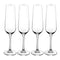 CONSOL SIGNATURE VIENNA STEM CRYSTAL CHAMPAGNE FLUTE 4 PACK, (200ML)