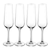 CONSOL SIGNATURE VIENNA STEM CRYSTAL CHAMPAGNE FLUTE 4 PACK, (200ML)