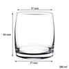 CONSOL SIGNATURE VIENNA CRYSTAL SHORT TUMBLER 4K, 290ML