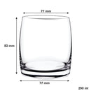 CONSOL SIGNATURE VIENNA CRYSTAL SHORT TUMBLER 4 PACK, (290ML)