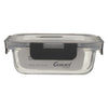 CONSOL MADRID RECT. STORAGE CONTAINER WITH VENTED CLIP ON LID, 370ML