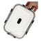 CONSOL MADRID RECT. STORAGE CONTAINER WITH CLIP ON VENTED LID, 1.5LT (230X175X76MM)