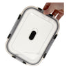 CONSOL MADRID RECT. STORAGE CONTAINER WITH CLIP ON VENTED LID, 1.5LT (230X175X76MM)