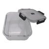 CONSOL MADRID STORAGE CONTAINERS WITH CLIP ON VENTED LIDS VALUE 3PK SET, 1L & 630ML & 370ML