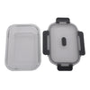 CONSOL MADRID STORAGE CONTAINERS WITH CLIP ON VENTED LIDS VALUE 3PK SET, 1L & 630ML & 370ML