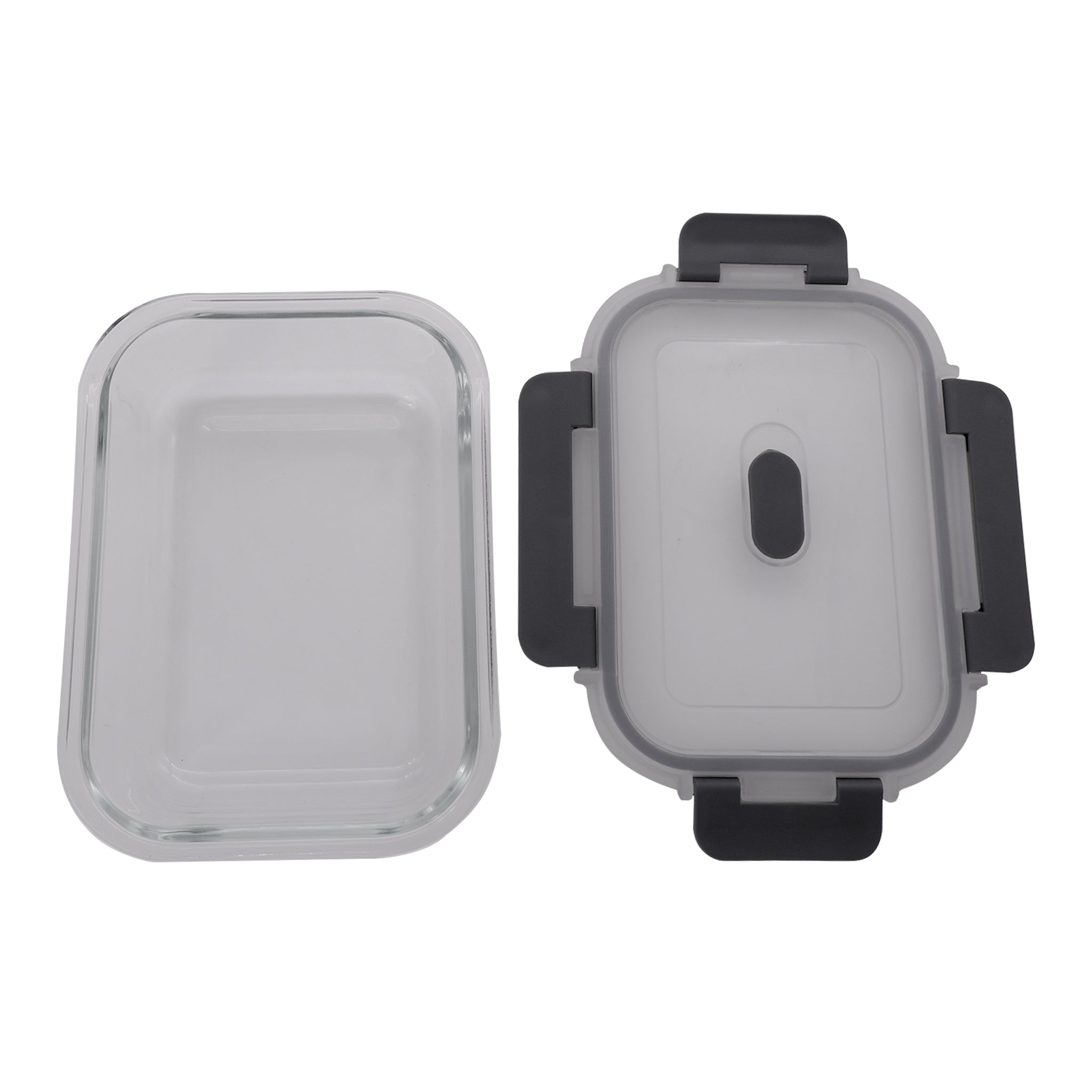 CONSOL MADRID STORAGE CONTAINERS WITH CLIP ON VENTED LIDS VALUE 3PK SET, 1L & 630ML & 370ML