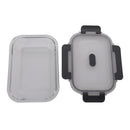 CONSOL MADRID STORAGE CONTAINERS WITH CLIP ON VENTED LIDS 3PCE VALUE PACK, (1LT & 630ML & 370ML)