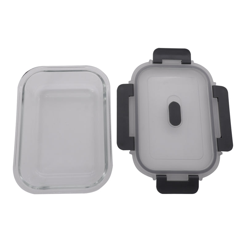 CONSOL MADRID STORAGE CONTAINERS WITH CLIP ON VENTED LIDS 3PCE VALUE PACK, (1LT & 630ML & 370ML)