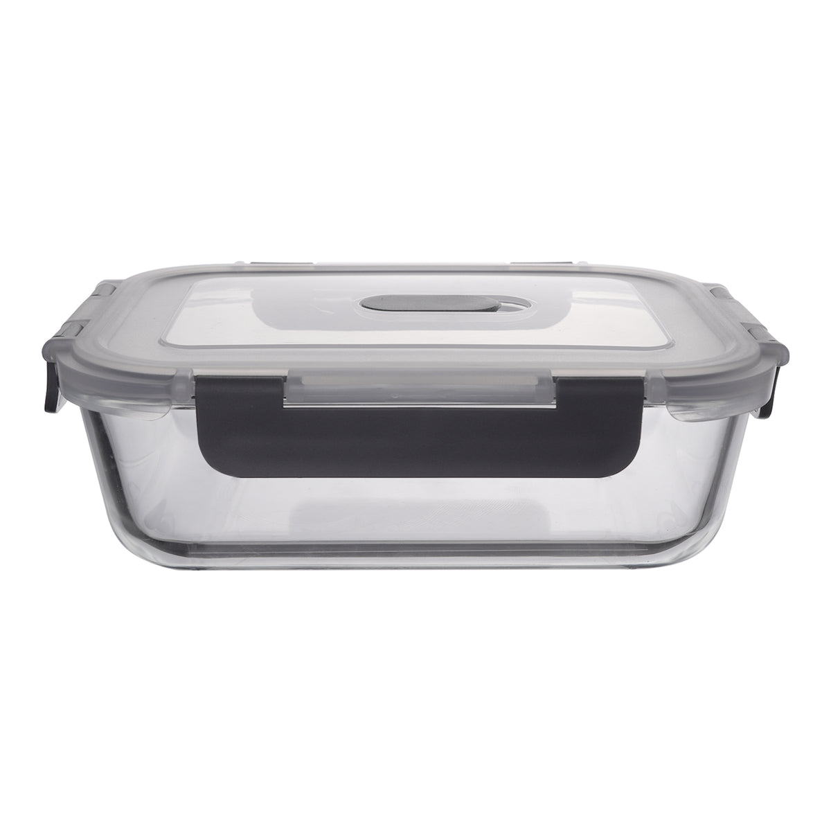 CONSOL MADRID RECT. STORAGE CONTAINER WITH VENTED CLIP ON LID, 630ML