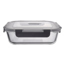 CONSOL MADRID RECT. STORAGE CONTAINER WITH VENTED CLIP ON LID, 630ML (176X132X64MM)