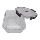 CONSOL MADRID RECT. STORAGE CONTAINER WITH VENTED CLIP ON LID, 630ML (176X132X64MM)