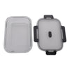 CONSOL MADRID STORAGE CONTAINERS WITH CLIP ON VENTED LIDS VALUE 4PK - 1.5L l 1L l 630ML l 370ML
