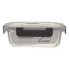 CONSOL MADRID RECT. STORAGE CONTAINER WITH VENTED CLIP ON LID, 630ML
