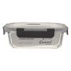 CONSOL MADRID RECT. STORAGE CONTAINER WITH VENTED CLIP ON LID, 630ML (176X132X64MM)