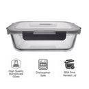 CONSOL MADRID RECT. STORAGE CONTAINER WITH VENTED CLIP ON LID, 1L