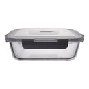 CONSOL MADRID RECT. STORAGE CONTAINER WITH VENTED CLIP ON LID, 1LT (207X154X70MM)