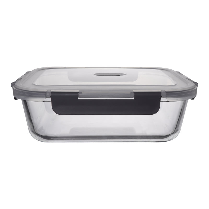 CONSOL MADRID RECT. STORAGE CONTAINER WITH VENTED CLIP ON LID, 1LT (207X154X70MM)