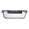 CONSOL MADRID RECT. STORAGE CONTAINER WITH VENTED CLIP ON LID, 1L