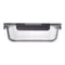 CONSOL MADRID RECT. STORAGE CONTAINER WITH VENTED CLIP ON LID, 1LT (207X154X70MM)