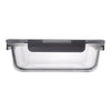CONSOL MADRID RECT. STORAGE CONTAINER WITH VENTED CLIP ON LID, 1LT (207X154X70MM)