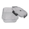 CONSOL MADRID RECT. STORAGE CONTAINER WITH VENTED CLIP ON LID, 1LT (207X154X70MM)