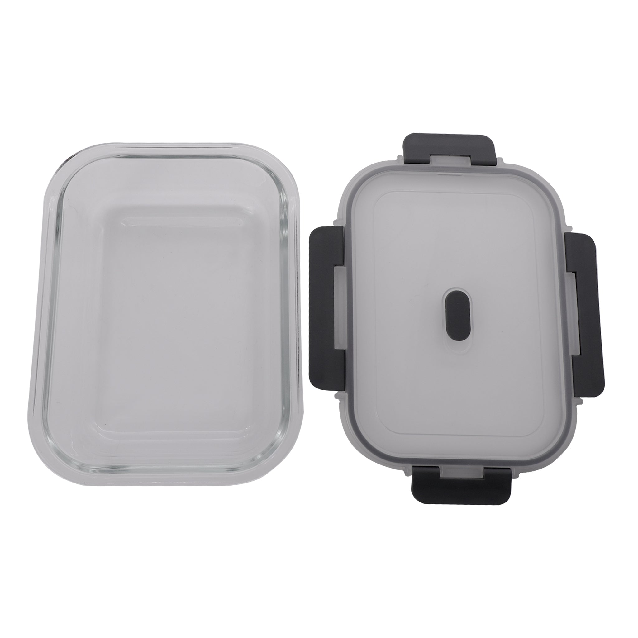 CONSOL MADRID RECT. STORAGE CONTAINER WITH VENTED CLIP ON LID, 1L