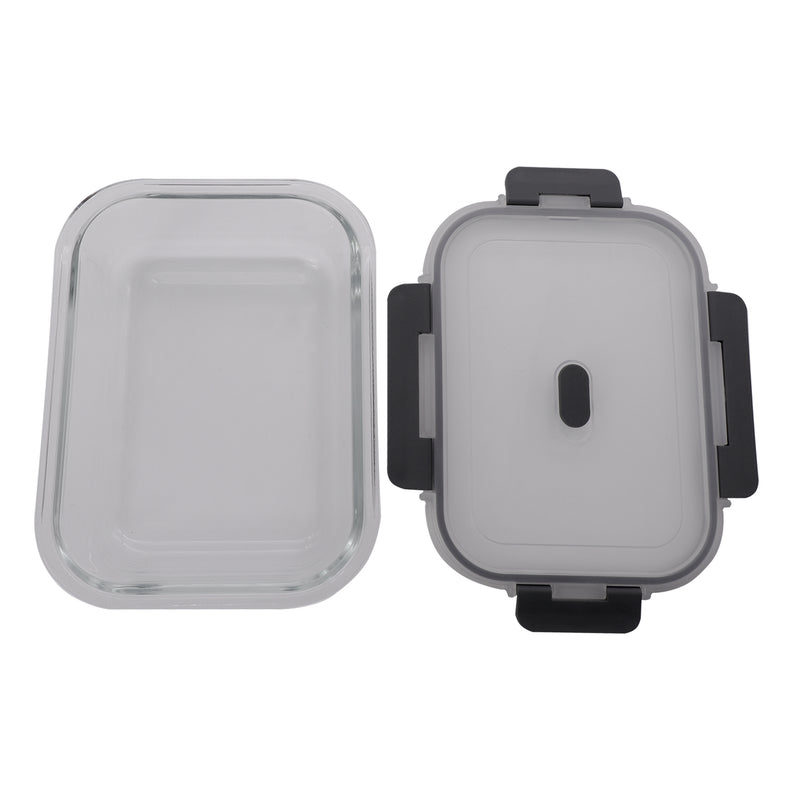 CONSOL MADRID RECT. STORAGE CONTAINER WITH VENTED CLIP ON LID, 1LT (207X154X70MM)
