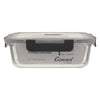 CONSOL MADRID RECT. STORAGE CONTAINER WITH VENTED CLIP ON LID, 1L