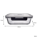 CONSOL MADRID RECT. STORAGE CONTAINER WITH VENTED CLIP ON LID, 1LT (207X154X70MM)