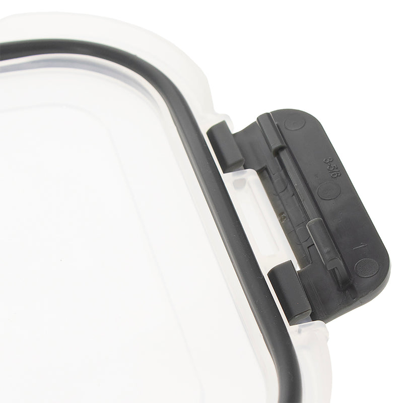 CONSOL MADRID RECT. STORAGE CONTAINER WITH CLIP ON VENTED LID, 1.5LT (230X175X76MM)