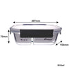 CONSOL MADRID RECT. 3 DIVISION STORAGE CONTAINER WITH CLIP ON LID, 910ML
