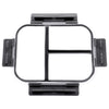 CONSOL MADRID RECT. 3 DIVISION STORAGE CONTAINER WITH CLIP ON LID, 910ML