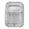 CONSOL MADRID RECT. 3 DIVISION STORAGE CONTAINER WITH CLIP ON LID, 910ML