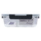 CONSOL MADRID RECT. 2 DIVISION STORAGE CONTAINER WITH CLIP ON LID, 1.36LT (230X175X76MM)