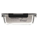 CONSOL MADRID RECT. STORAGE CONTAINER WITH CLIP ON VENTED LID, 1.5LT (230X175X76MM)