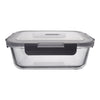 CONSOL MADRID RECT. STORAGE CONTAINER WITH CLIP ON VENTED LID, 1.5L