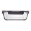 CONSOL MADRID RECT. STORAGE CONTAINER WITH CLIP ON VENTED LID, 1.5L